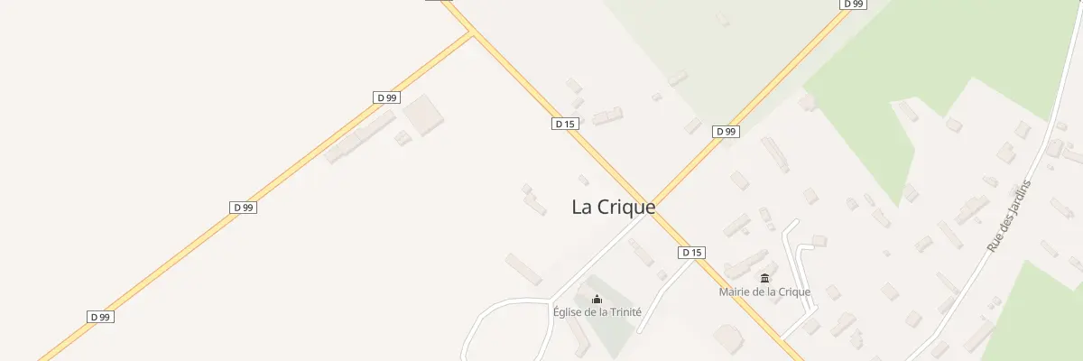 Plan du 98 Av du Chateau à La Crique