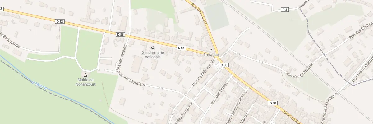 Plan du 5 Rue Hippolyte Lozier à Nonancourt
