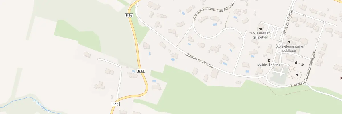 Plan du 66 Che de Filouso à Bretx