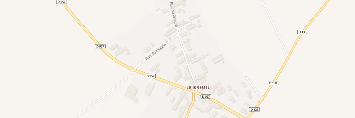 Plan du 3 Rue du Prieuré à Villefrancœur