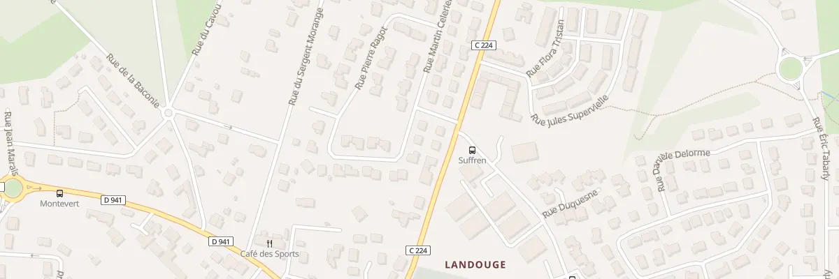 Plan du 3 Rue Pierre Durant à Limoges