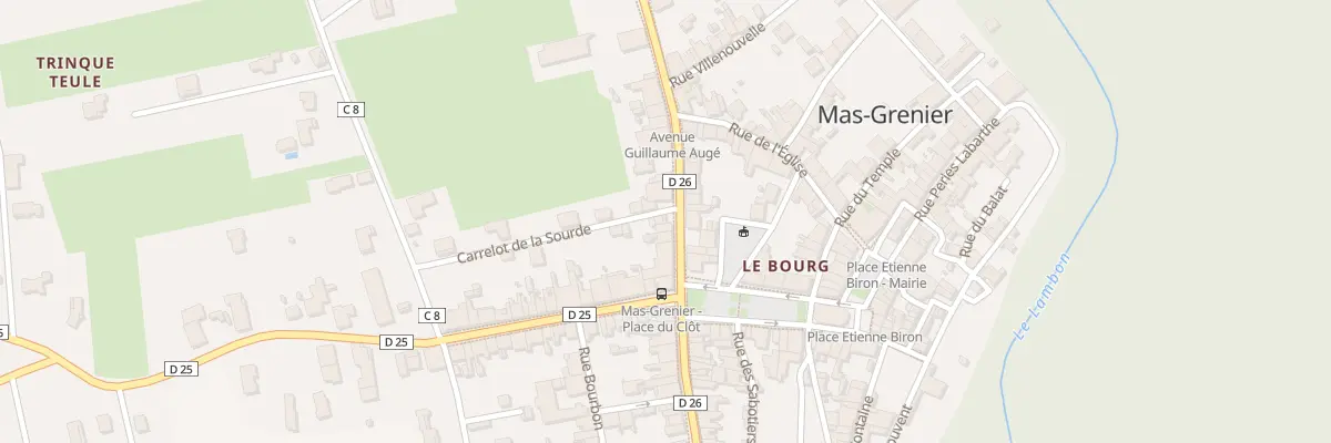 Plan du 7 Av Guillaume Auge à Mas-Grenier