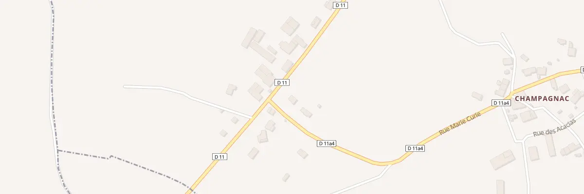 Plan du 2094 Rue Marie Curie à Jourgnac