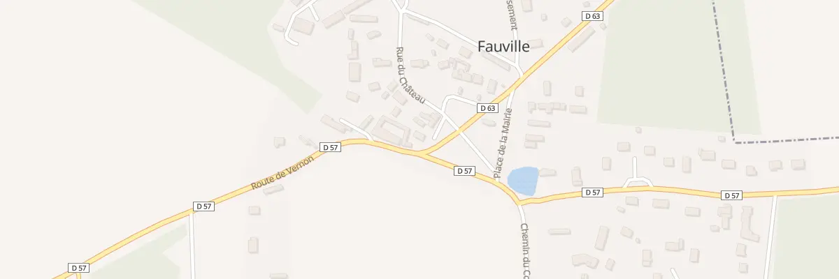 Plan du 1 Pl de la Mairie à Fauville