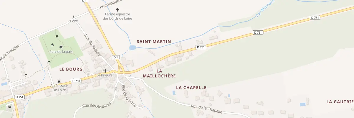Plan du 49 Rue du Mal Leclerc à Chaumont-sur-Loire