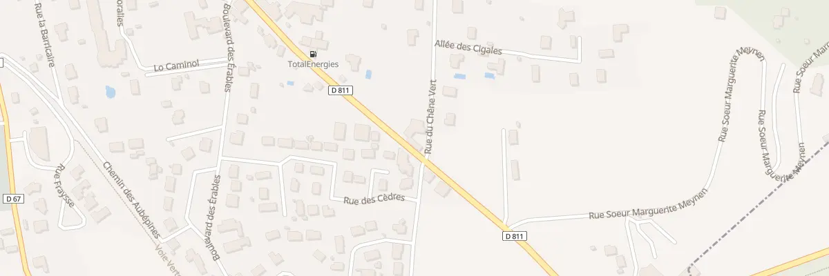 Plan du 1 Rue du Chêne Vert à Prayssac