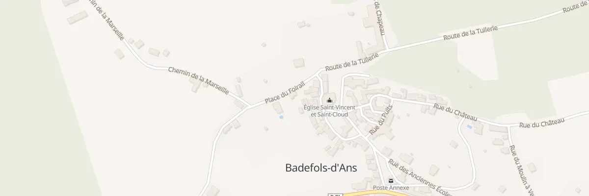 Plan du 4 Pl du Foirail à Badefols-d’Ans