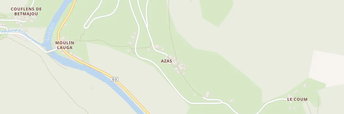 Plan du 358 Azas à Seix