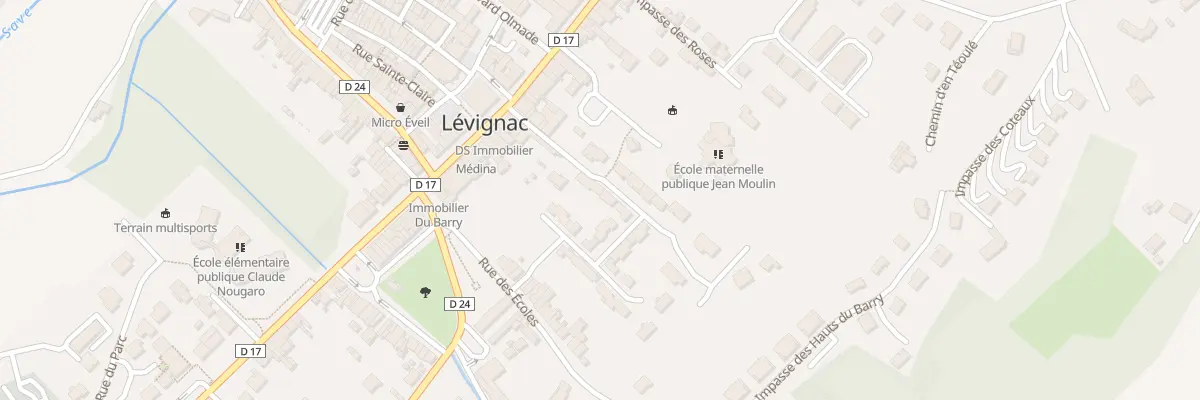 Plan du 8 Imp des Lilas à Lévignac