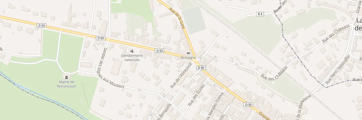 Plan du 3 Rue Hippolyte Lozier à Nonancourt