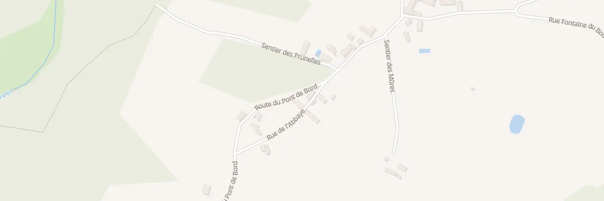 Plan du 22 L’Abbaye à Châtres