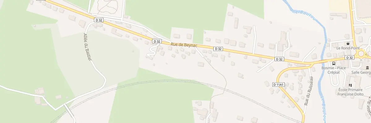 Plan du 27 Rue de Beynac à Bosmie-l’Aiguille