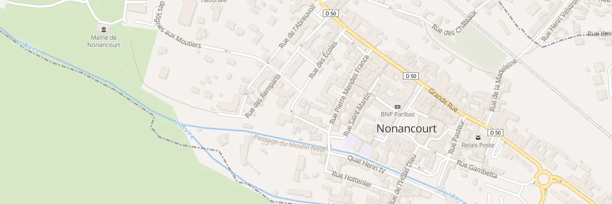 Plan du 3 Rue du Docteur Jacques Bion à Nonancourt