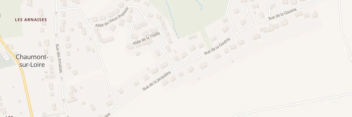 Plan du 2 All du Vieux Pressoir à Chaumont-sur-Loire