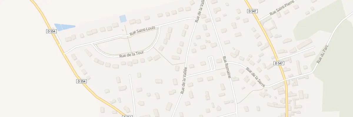 Plan du 12 Rue de la Vallée à Grossœuvre