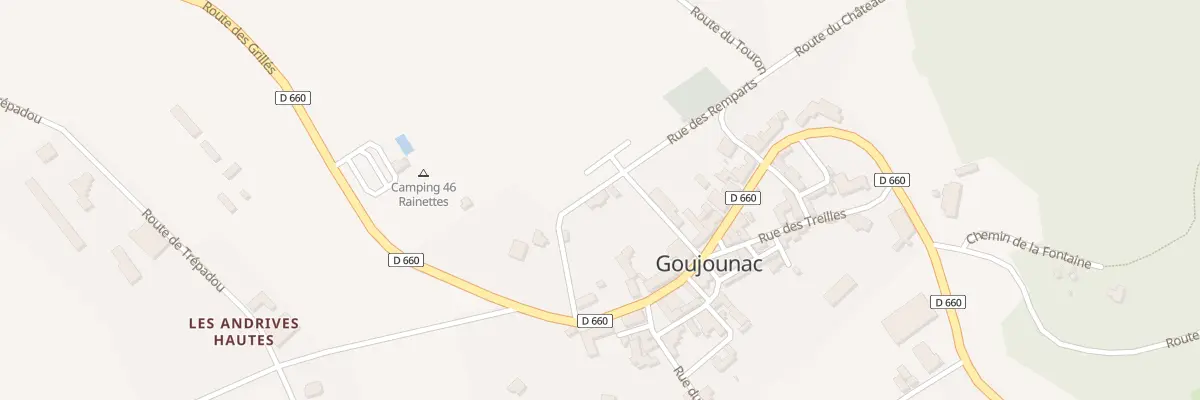 Plan du 5037 Le Bourg à Goujounac