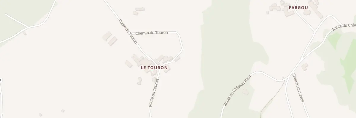 Plan du 5170F Le Touron à Goujounac