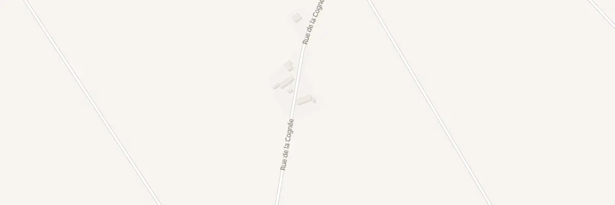 Plan du 2 Rue de la Cognée à Villefrancœur