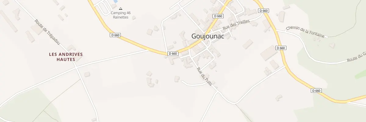 Plan du 5043 Le Bourg à Goujounac
