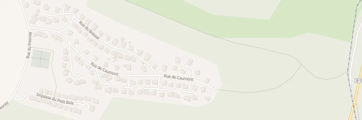 Plan du 3 All des Communaux à Quévreville-la-Poterie