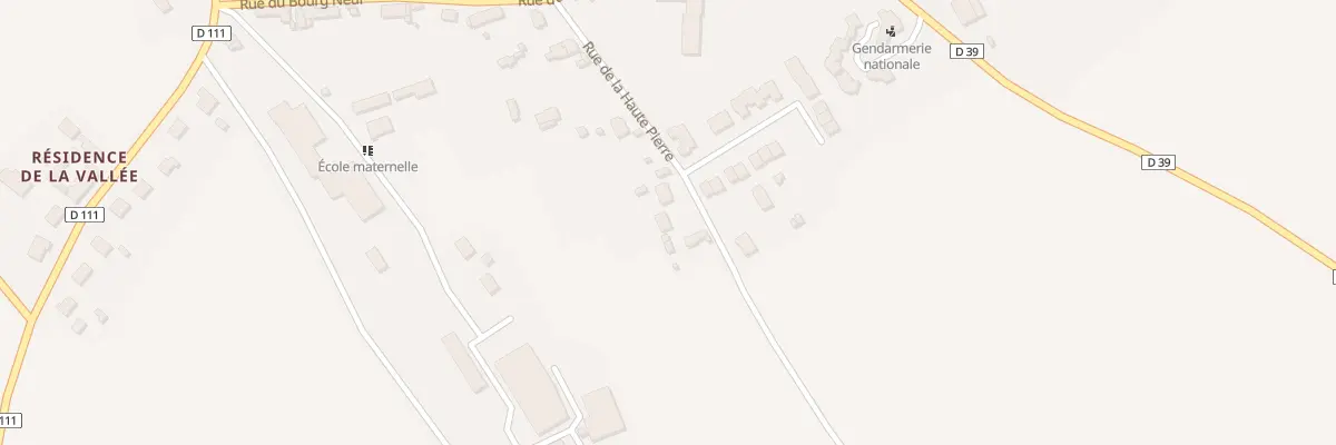 Plan du 13 Rue de La Haute Pierre à Selommes