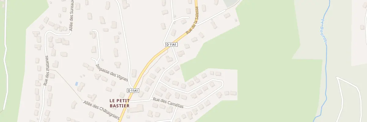 Plan du 33 Rue de la Salesse à Bosmie-l’Aiguille