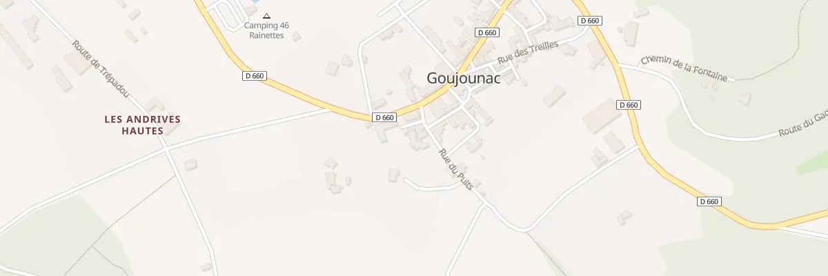 Plan du 5182F Le Bourg à Goujounac