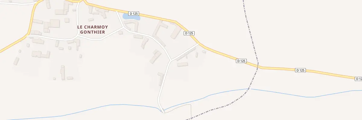 Plan du 29 Le Charmoy Gonthier à Digny