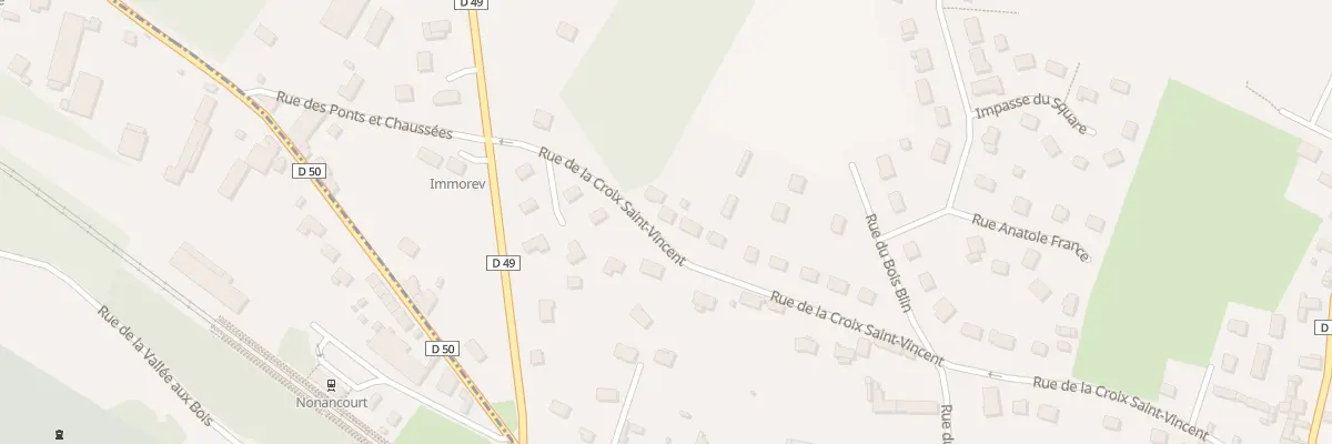 Plan du 40 Rue de la Croix Saint Vincent à La Madeleine-de-Nonancourt