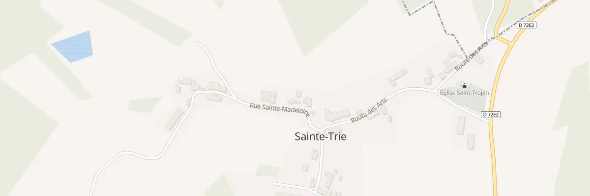 Plan du 20 Le Bourg à Sainte-Trie