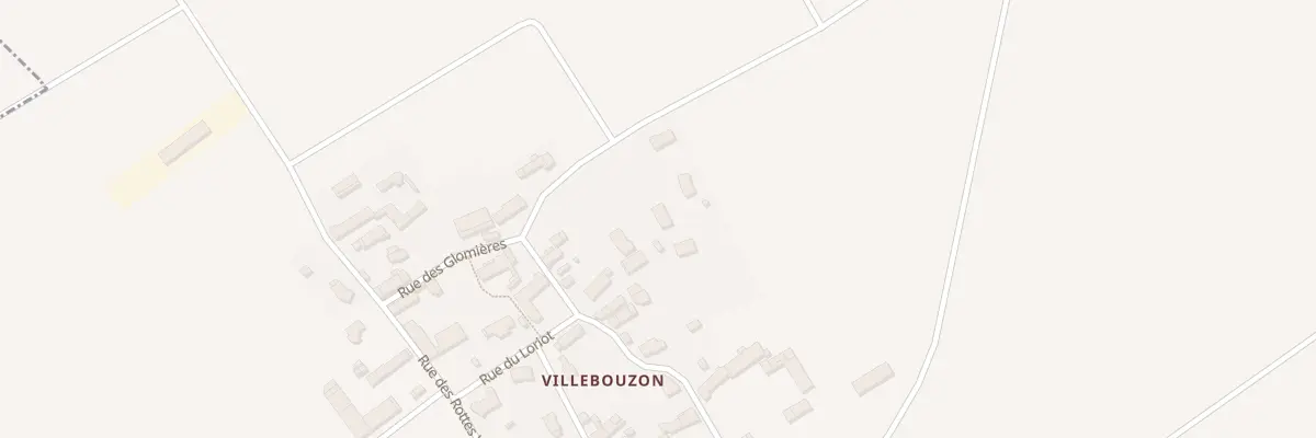 Plan du 10 Rue des Glomières à Villefrancœur