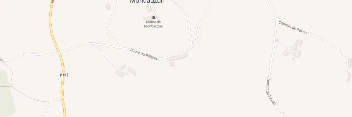 Plan du 5402F Le Chateau de Montlauzun à Montlauzun