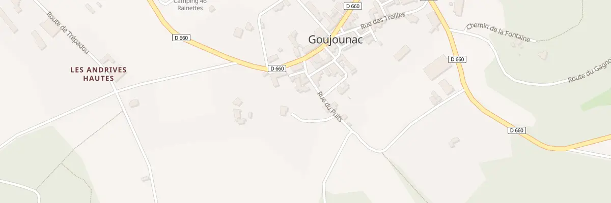 Plan du 5143 Le Bourg à Goujounac