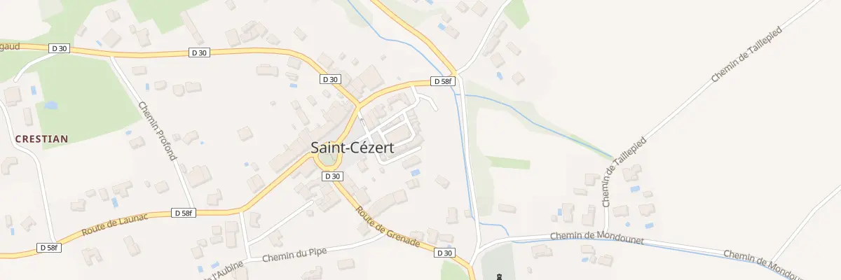 Plan du 41 Rue de l’Eglise à Saint-Cézert