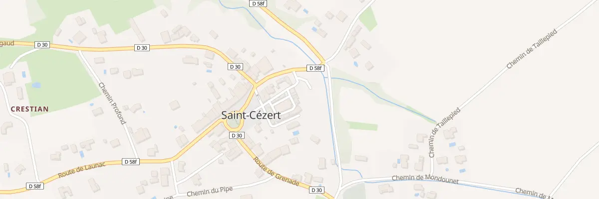 Plan du 31 Rue de l’Eglise à Saint-Cézert