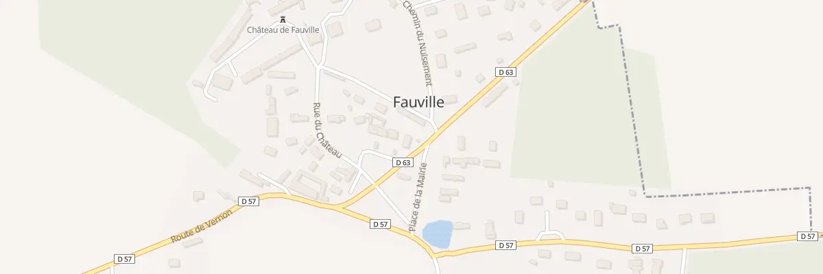 Plan du 10 Pl de la Mairie à Fauville