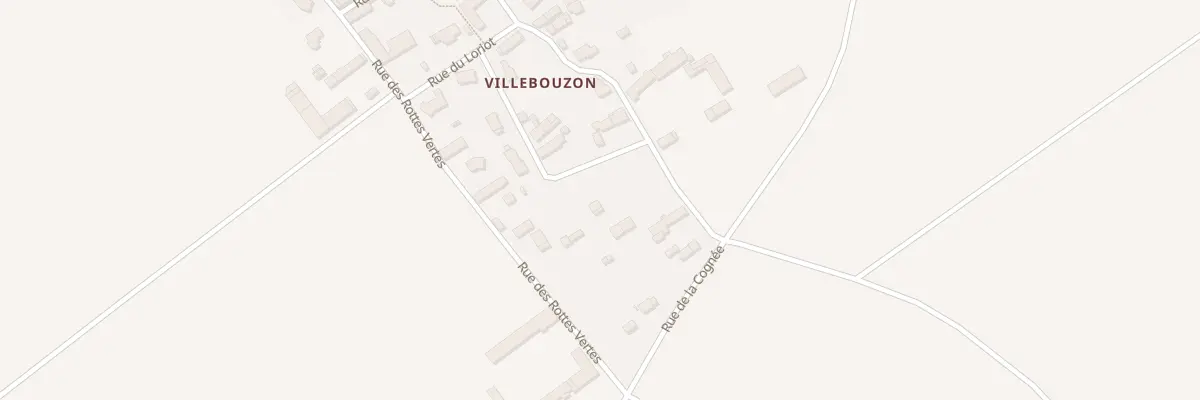 Plan du 6B Rue des Rottes Vertes à Villefrancœur