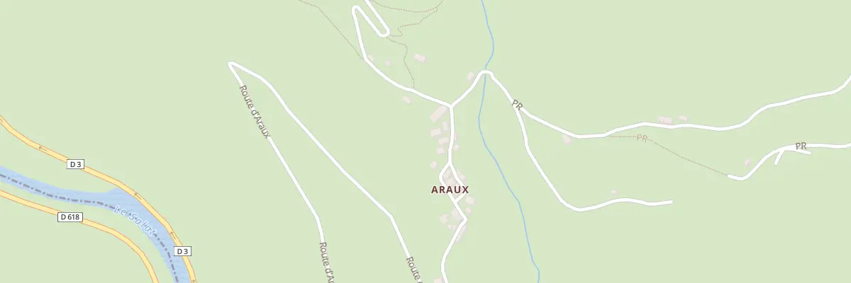 Plan du 5149 Araux à Erp