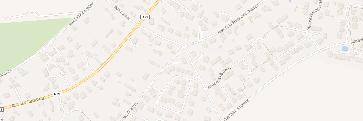 Plan du 515 Rue de la Porte des Champs à Boos