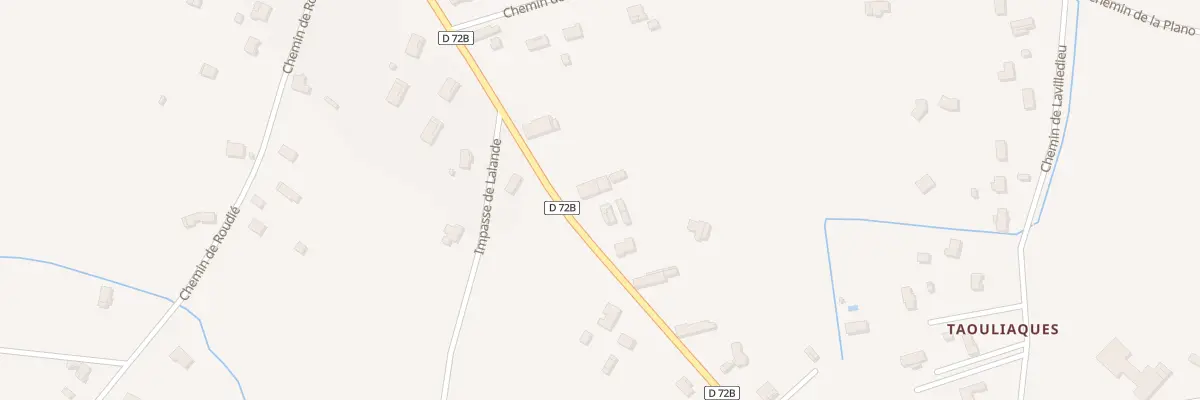 Plan du 283 Rte de Montauban à Labastide-du-Temple