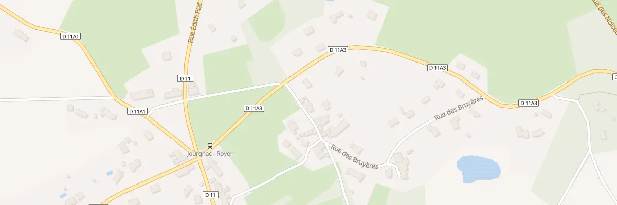 Plan du 372 Rue des Bruyères à Jourgnac