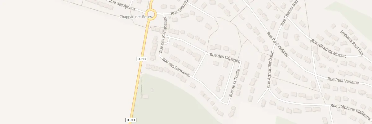 Plan du 5 Rue des Sarments à Saint-Lubin-des-Joncherets