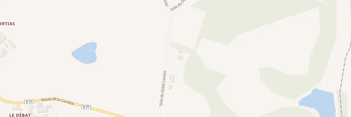 Plan du 77C Le Haut Theil Est à Boisseuilh