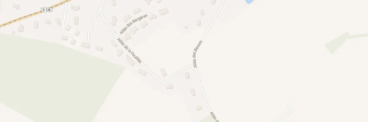 Plan du 14 All des Besses à Couzeix