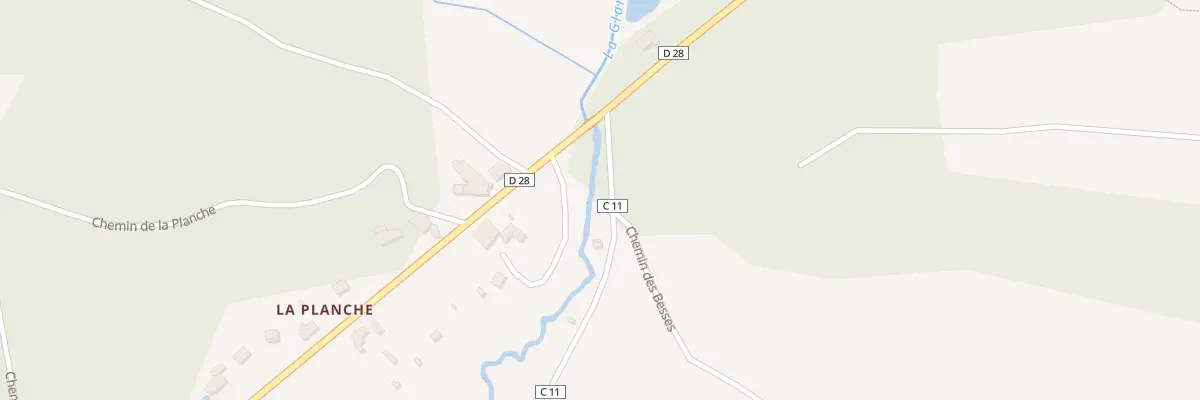 Plan du 5071C La Planche à Saint-Jouvent