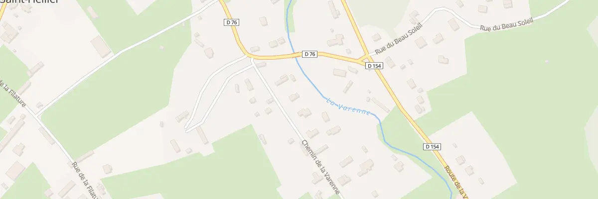 Plan du 75 Che de la Varenne à Saint-Hellier