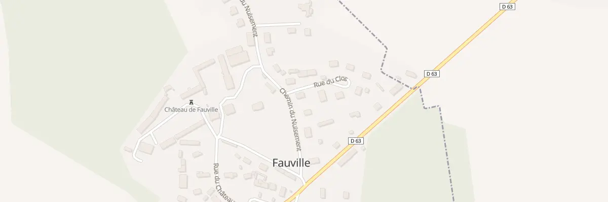 Plan du 10 Che du Nuisement à Fauville