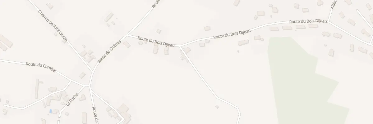 Plan du 6 Rte du Bois Dijeau à Peyrignac