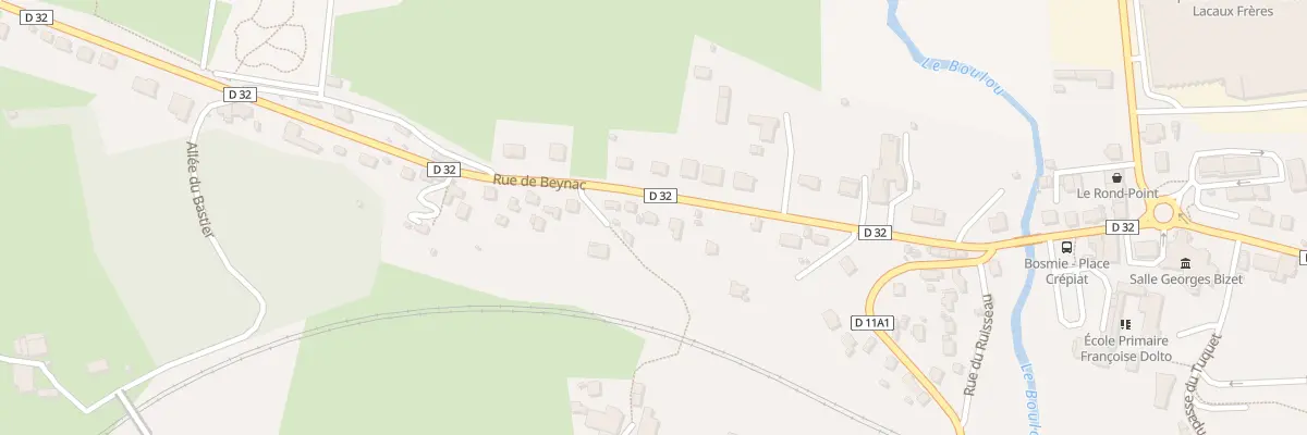 Plan du 19 Rue de Beynac à Bosmie-l’Aiguille