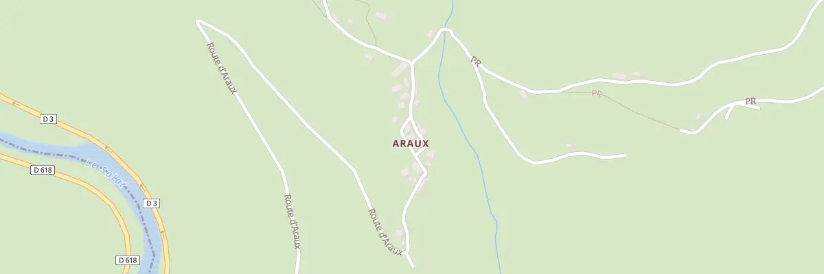 Plan du 5145 Araux à Erp